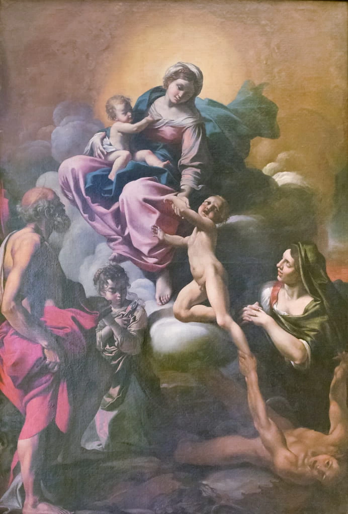 Giovanni Lanfranco-274-La salvezza dell'anima - Museo di Capodimonte, Napoli
